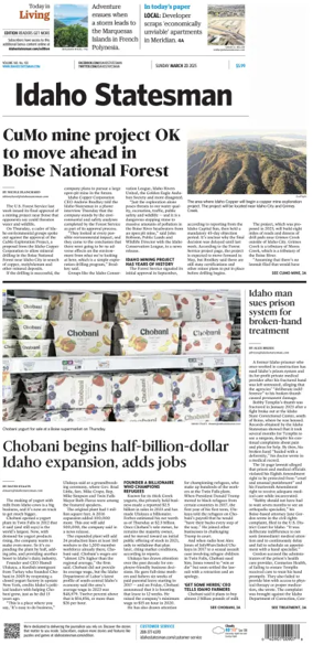 Cover of The Idaho Statesman (Sunday)