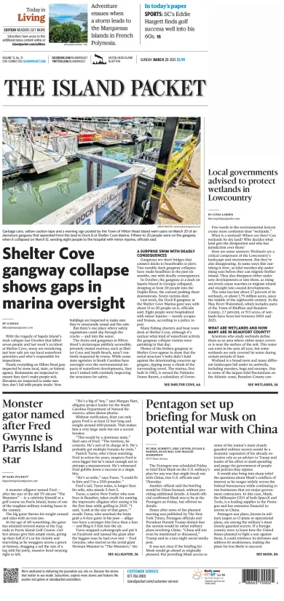 Cover of The Island Packet (Sunday)