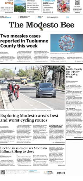 Cover of The Modesto Bee (Sunday)