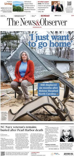 Cover of The News & Observer (Sunday)