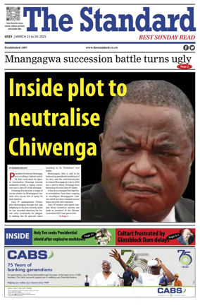 Cover of The Standard (Zimbabwe)