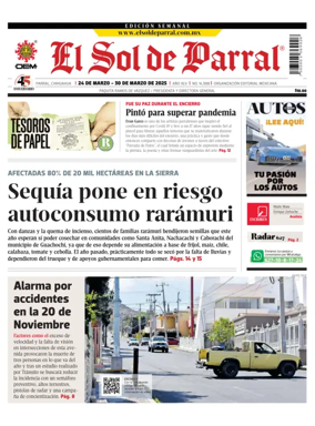 Cover of El Sol de Parral