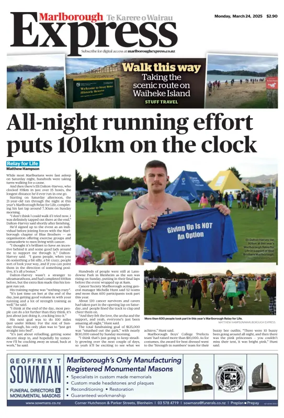 Cover of Marlborough Express