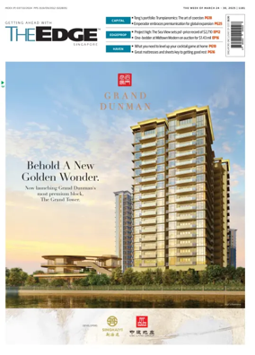 Cover of The Edge Singapore