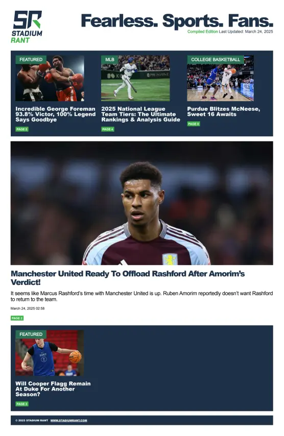 Cover of Stadium Rant