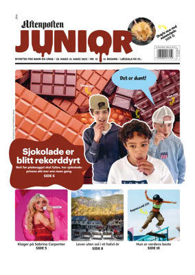 Cover of Aftenposten Junior