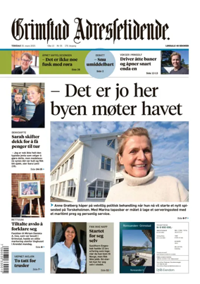 Cover of Grimstad Adressetidende