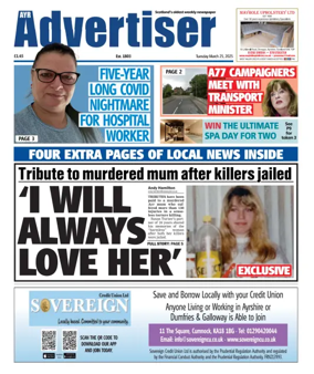 Cover of Ayr Advertiser