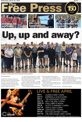 Cover of The Free Press (Corowa)