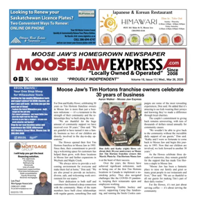 Cover of Moose Jaw Express.com