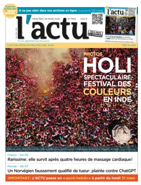 Cover of L'actu