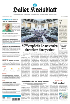 Cover of NW - Haller Kreisblatt