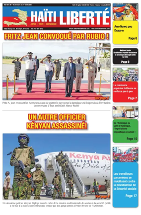 Cover of Haiti Liberte