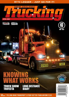 Cover of NZ Trucking Magazine