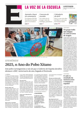 Cover of La Voz de Galicia (Arousa) - La Voz de la Escuela