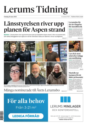Cover of Lerums Tidning