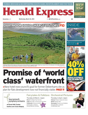 Cover of Herald Express (Torbay, Brixham & South Hams Edition)