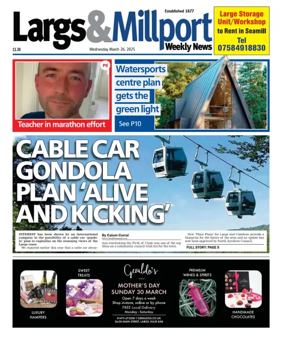 Cover of Largs & Millport Weekly News