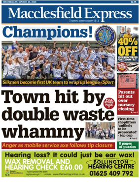 Cover of Macclesfield Express