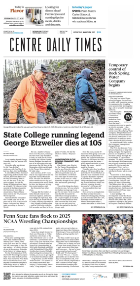 Cover of Centre Daily Times