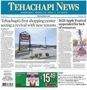 Cover of Tehachapi News