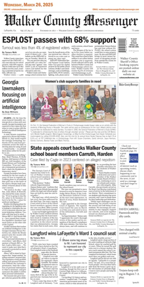 Cover of Walker County Messenger