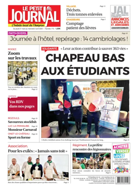 Cover of Le Petit Journal - L'hebdo local de l'Aveyron