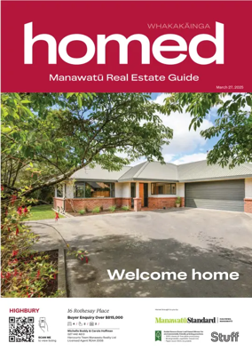 Cover of Homed Manawatu Standard