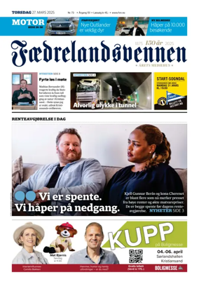 Cover of Faedrelandsvennen