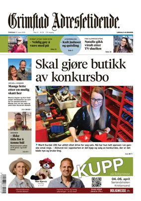 Cover of Grimstad Adressetidende