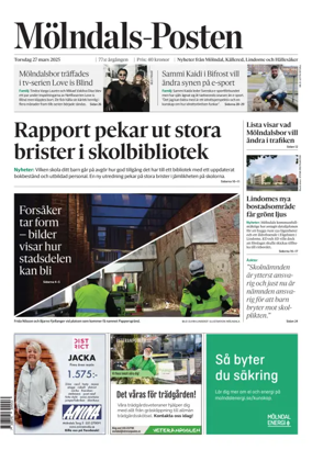 Cover of Mölndals-Posten