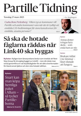 Cover of Partille Tidning