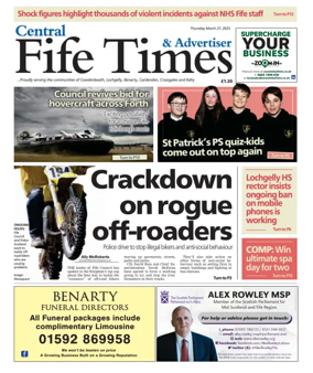 Cover of Central Fife Times