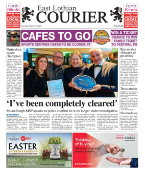 Cover of East Lothian Courier