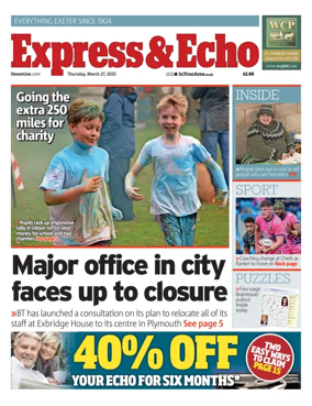 Cover of Express & Echo (City & East Devon Edition)