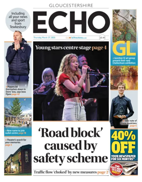 Cover of Gloucestershire Echo