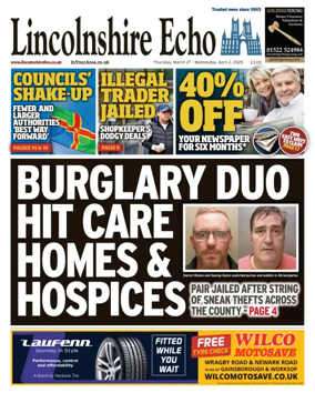 Cover of Lincolnshire Echo