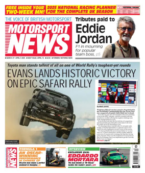Cover of Motor Sport News
