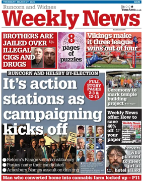 Cover of Runcorn & Widnes Weekly News