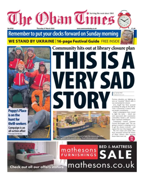 Cover of The Oban Times