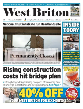 Cover of West Briton (Falmouth Penryn Helston The Lizard)
