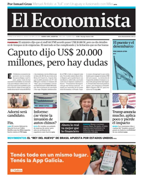 Cover of El Economista (Argentina)