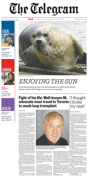 Cover of The Telegram (St. Johnâ€™s)