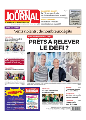 Cover of Le Petit Journal - L'hebdo du Pays Toulousain