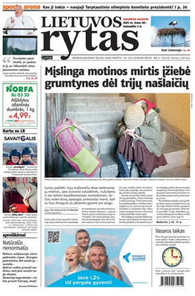 Cover of Lietuvos Rytas