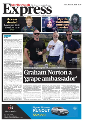 Cover of Marlborough Express