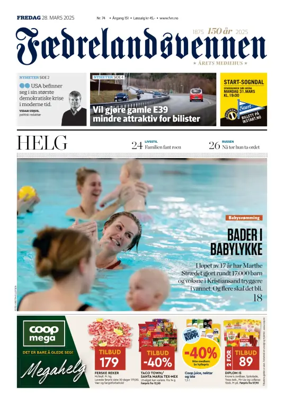 Cover of Faedrelandsvennen