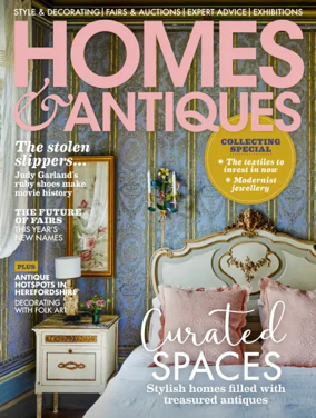 Cover of Homes and Antiques Magazine