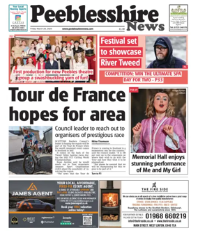 Cover of Peebleshire News