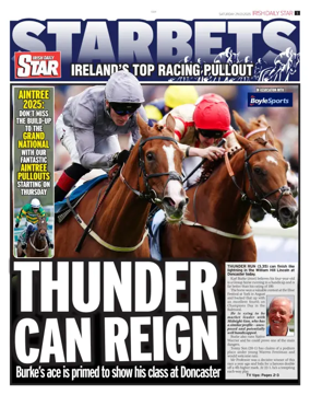 Cover of Irish Daily Star - Starbets